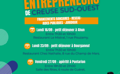 Entrepreneurs : à vos agendas !