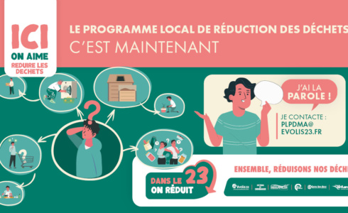 PLPDMA EPCI 23 : Consultation publique d’un nouveau programme de prévention des déchets creusois.